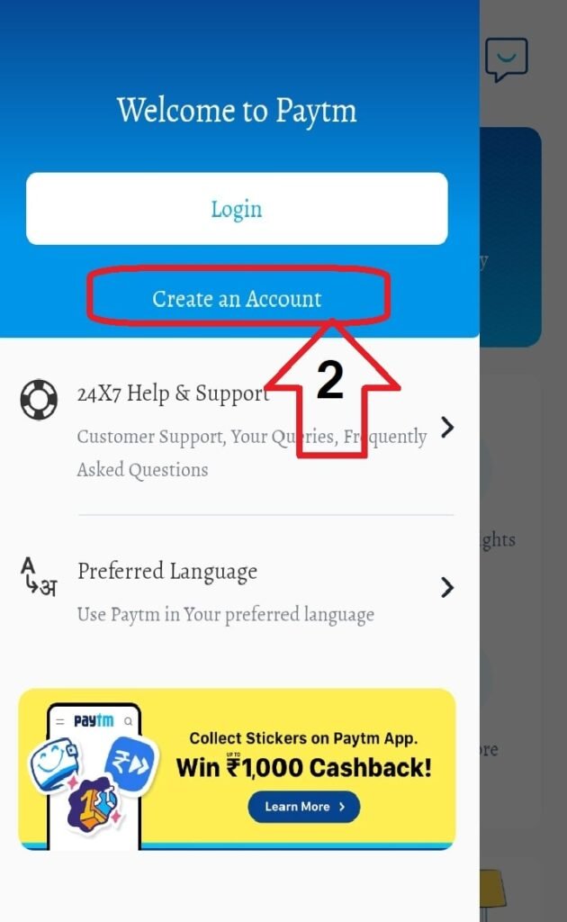 paytm account kaise banaye 